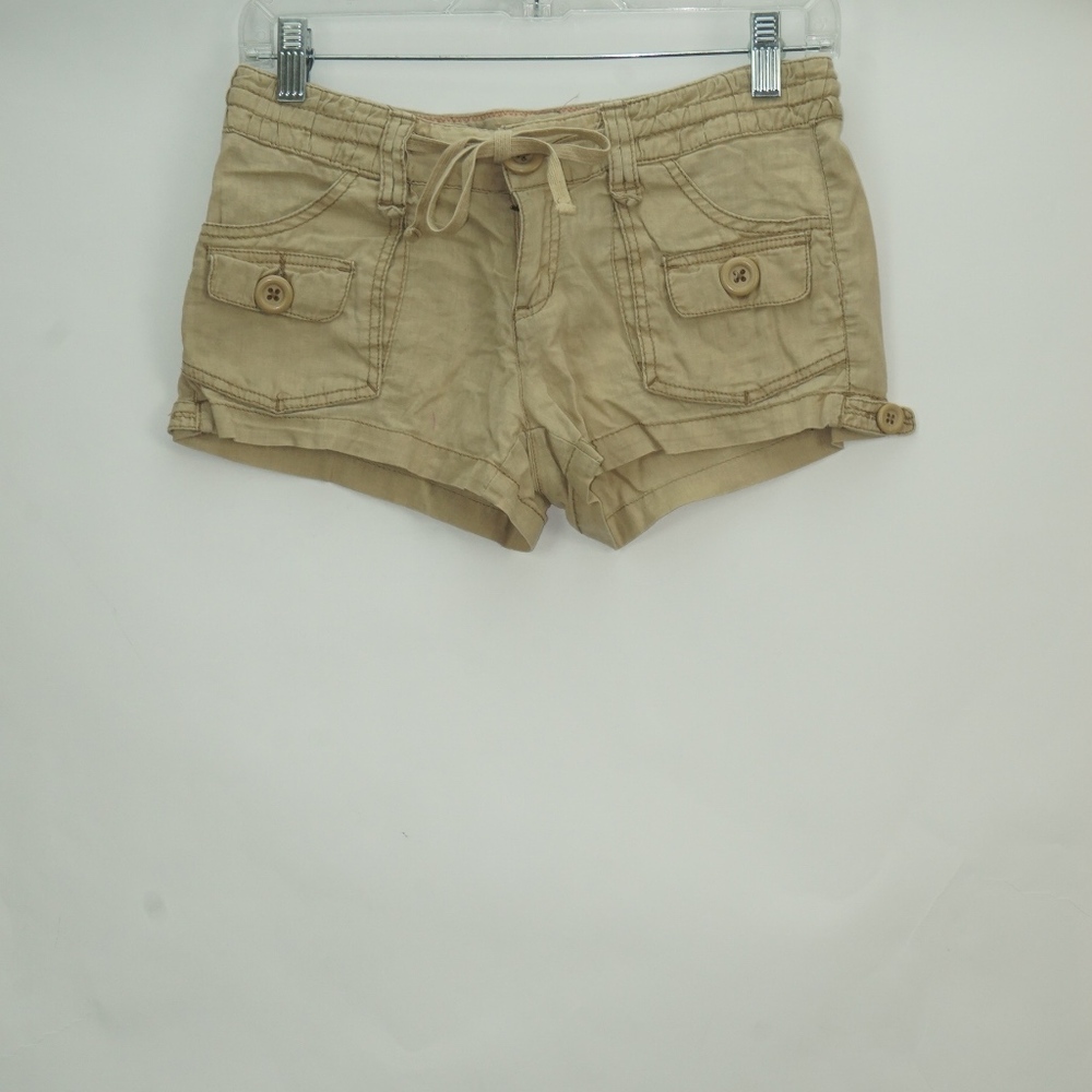 Aeropostale Khaki Cargo Light Weight Shorts 0